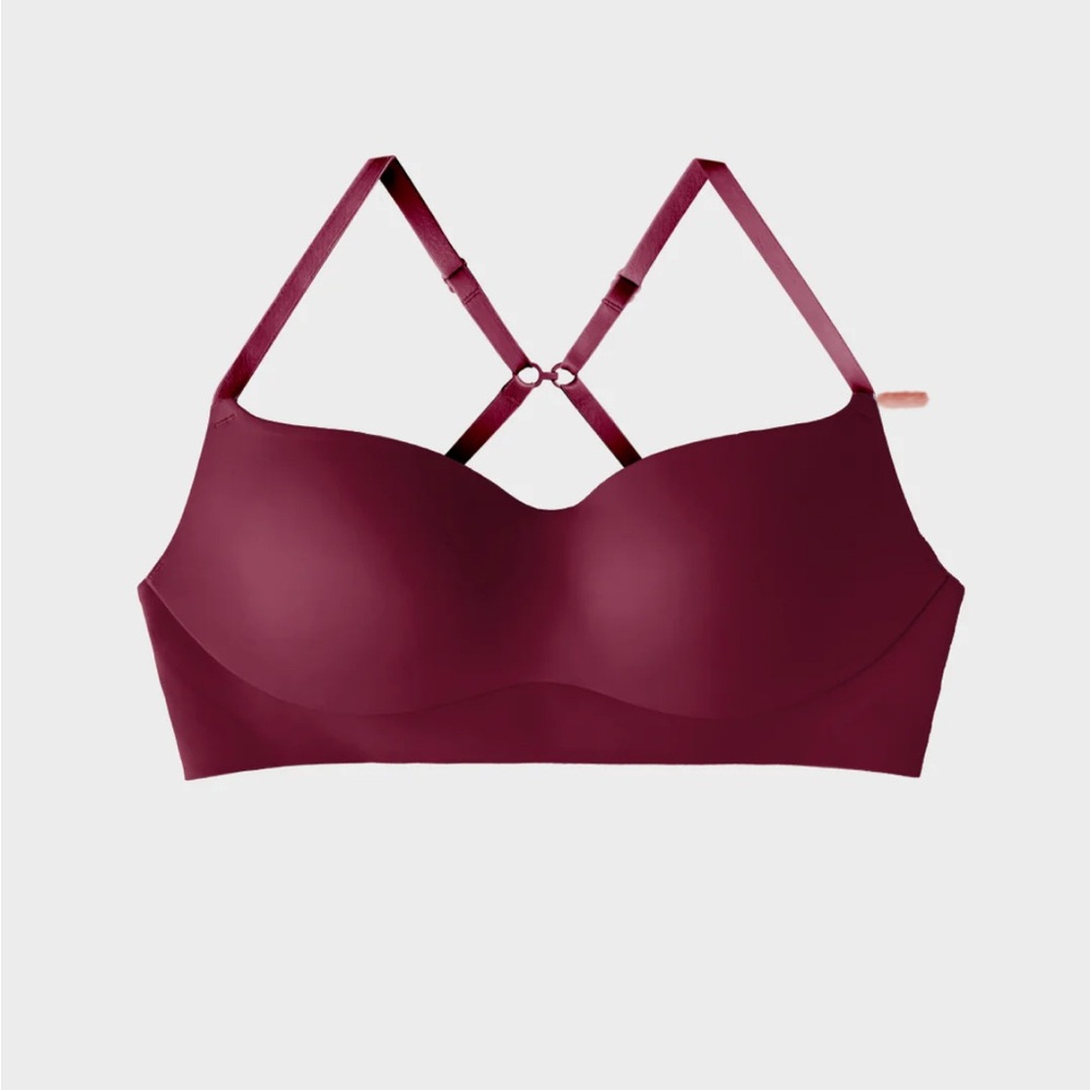 EBY Balconette Bra Size MDD - Burgundy